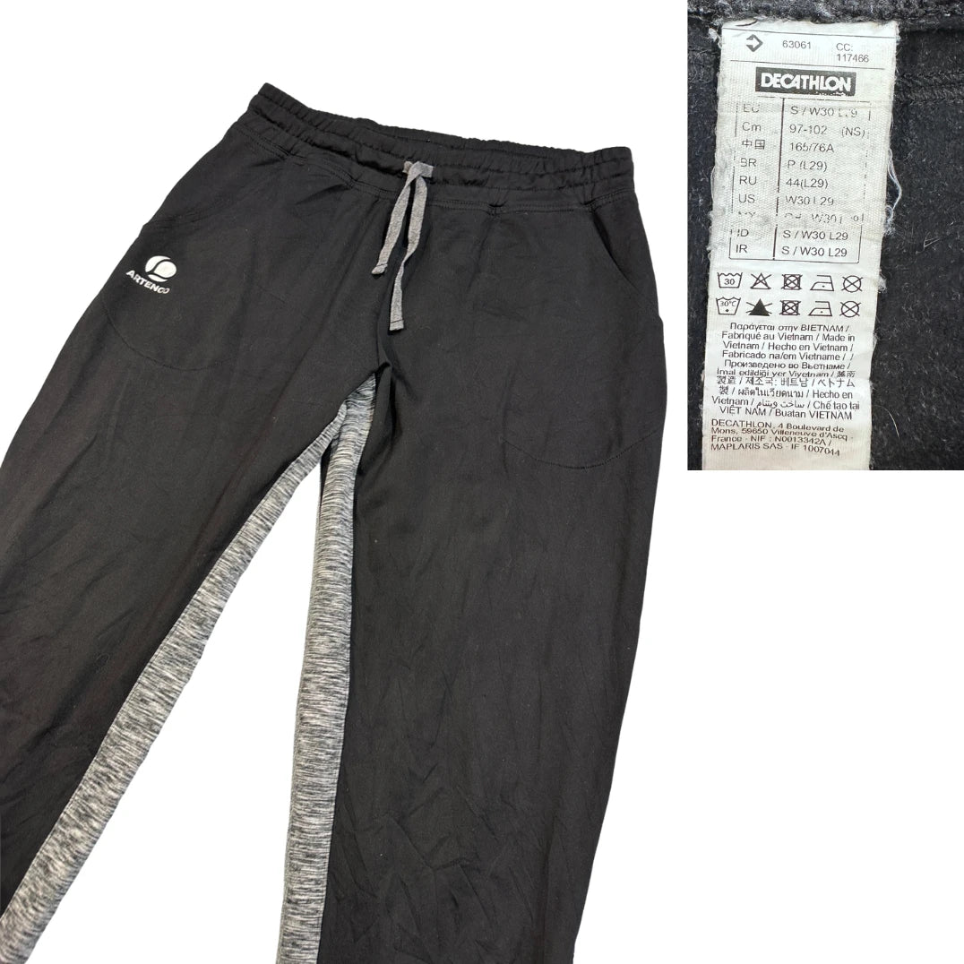 Artengo® Black Sports Training Trousers(M)