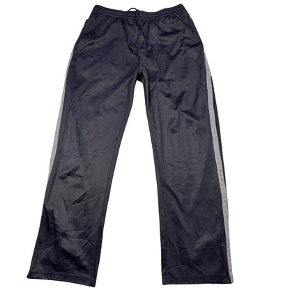 Black Side Stripe Sports Track Pants(L)
