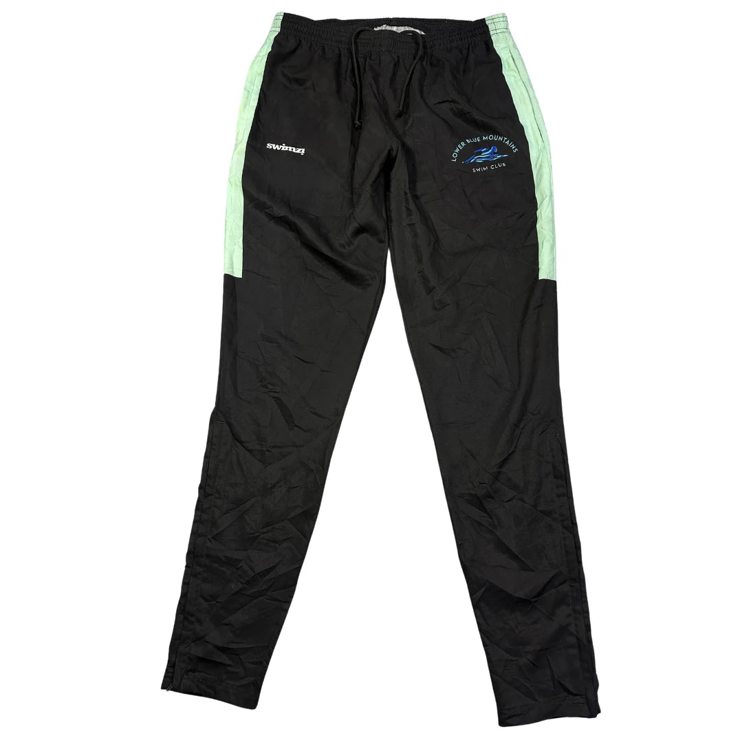 Swimzi® Black Athletic Track Pants(S)