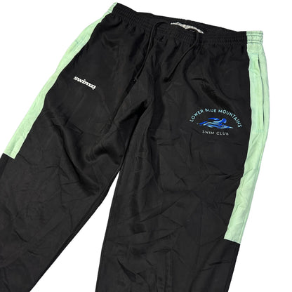 Swimzi® Black Athletic Track Pants(S)