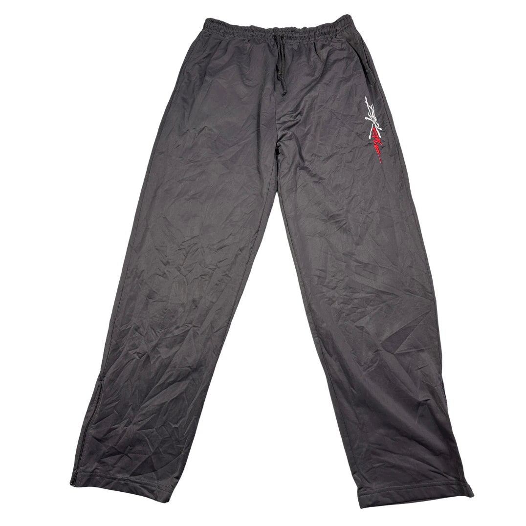 CDA INC® Men's Grey Track Pants | Lightweight Sports Trousers(XL)