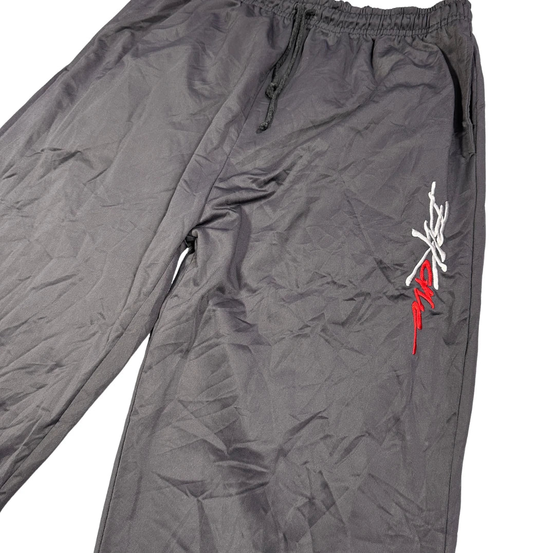 CDA INC® Men's Grey Track Pants | Lightweight Sports Trousers(XL)