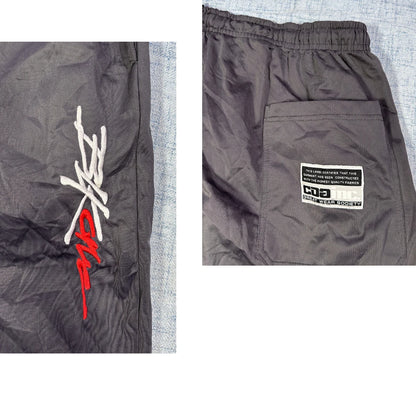 CDA INC® Men's Grey Track Pants | Lightweight Sports Trousers(XL)