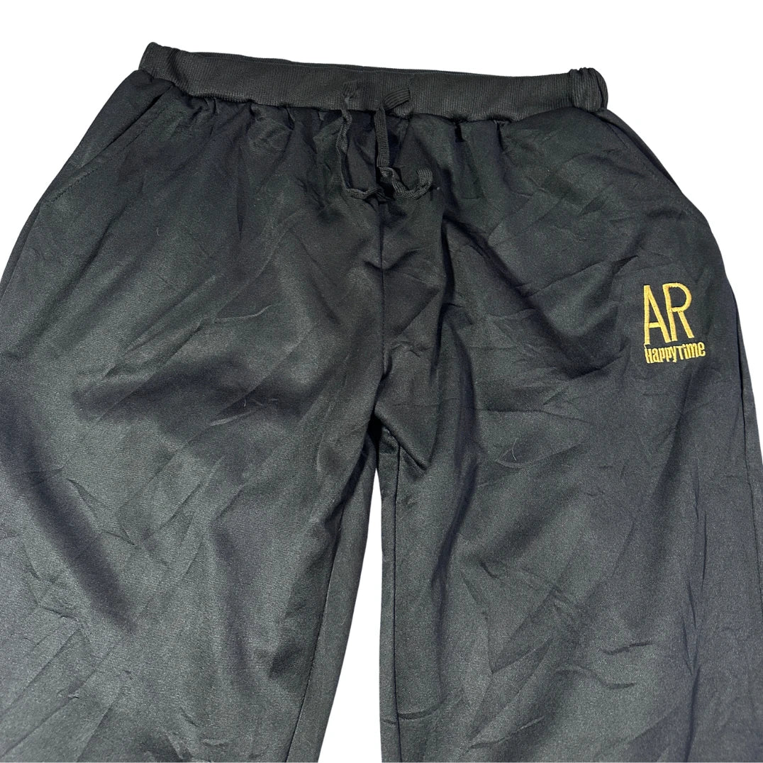 AR HappyTime® Black Track Pants(L)