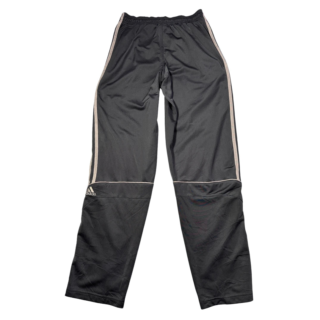 Adidas® Black Track Pants Cream Stripes