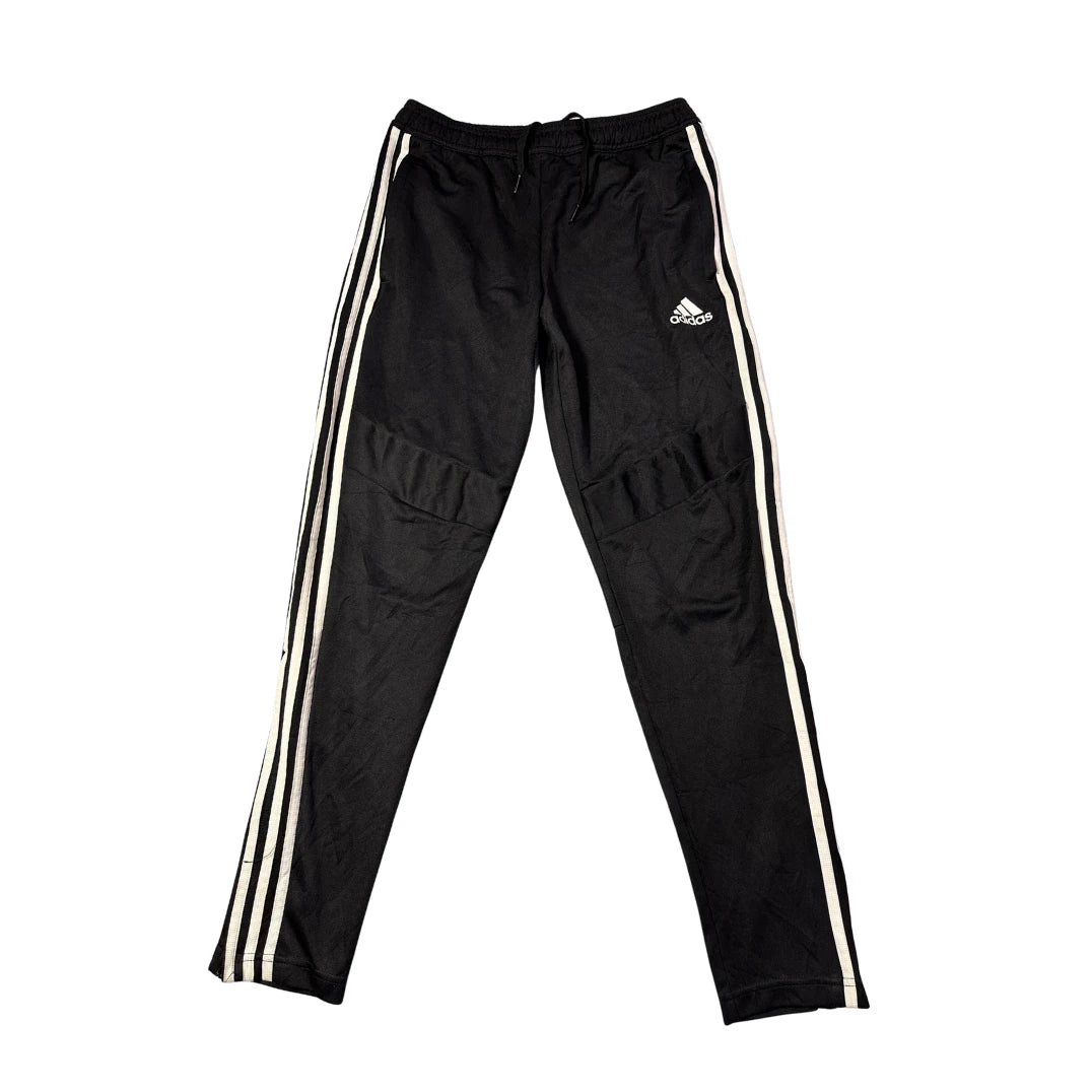 Adidas® Black Track Pants White Stripes(S)