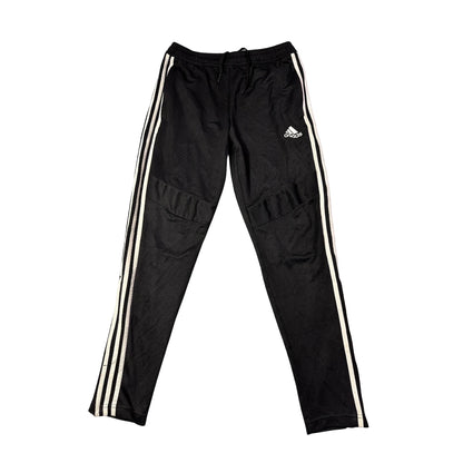 Adidas® Black Track Pants White Stripes(S)