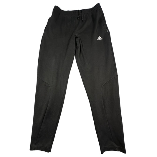 Adidas black track pants with zip pocket