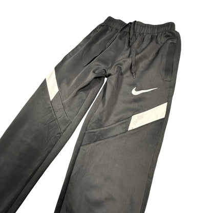 Nike® Black Track Pants White Swoosh(S)