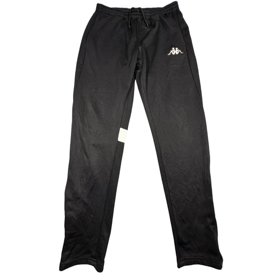 Kappa black track pants with Omini logo