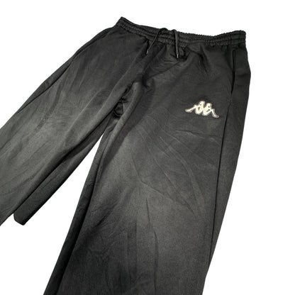Kappa Black Track Pants Omini Logo