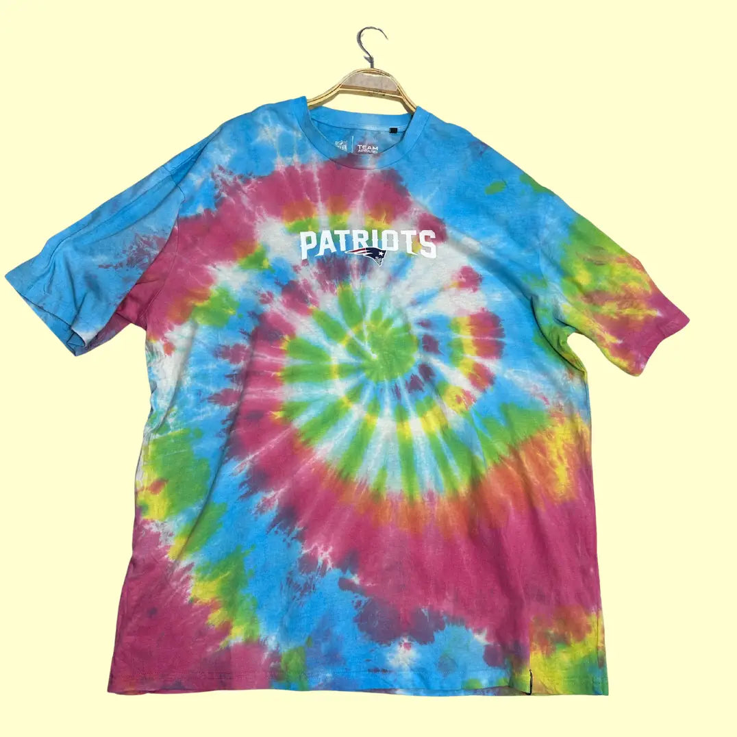NFL Team Apparel “Patriots” Tie-Dye T-Shirt