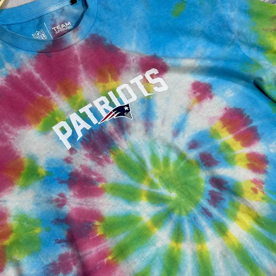 NFL Team Apparel “Patriots” Tie-Dye T-Shirt