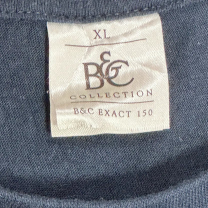 B&C Collection Graphic T-Shirt in navy blue