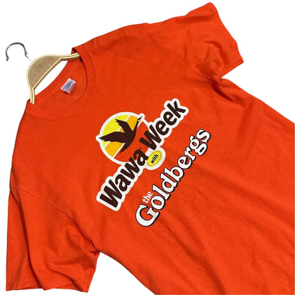 Port & Company Core Blend T-Shirt in bright orange