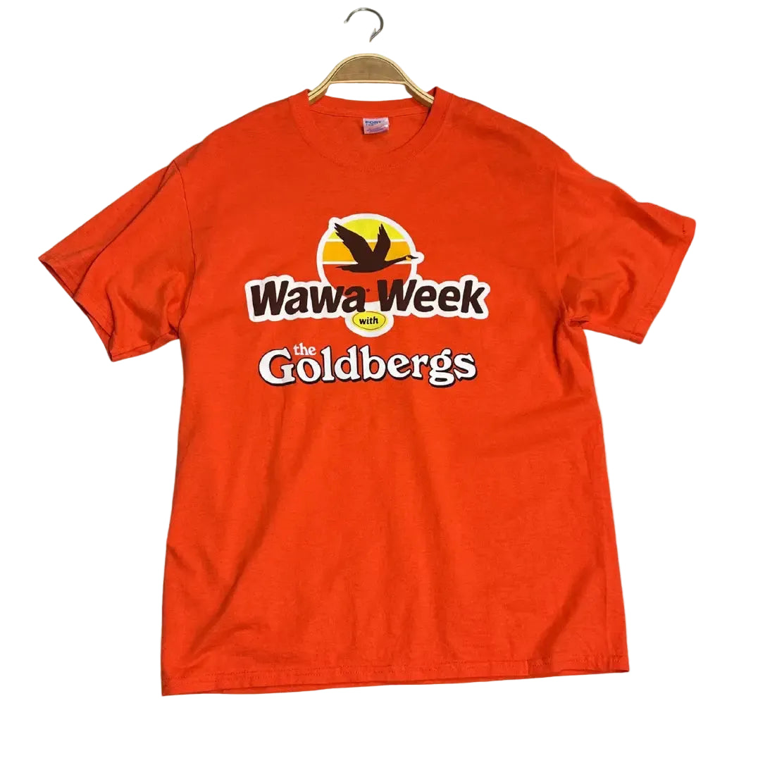 Port & Company Core Blend T-Shirt in bright orange