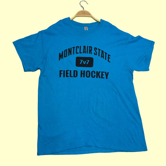 Gildan Heavy Cotton Montclair State Field Hockey Graphic Tee – Blue