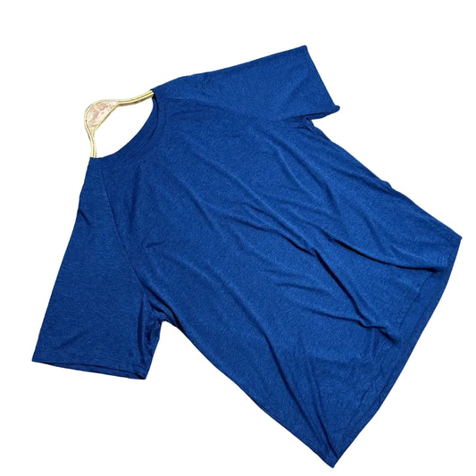 Casual royal blue T-shirt
