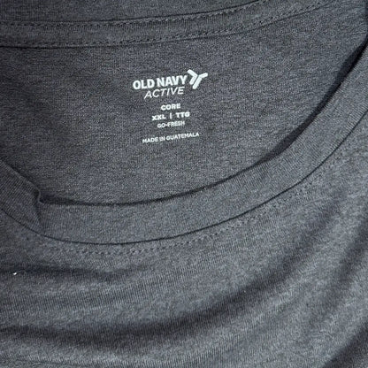 Old Navy Active T-shirt in charcoal grey, size XXL.