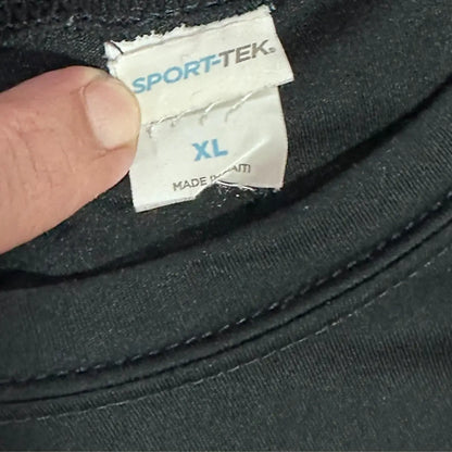 Sport-Tek performance T-shirt in black, size XL.