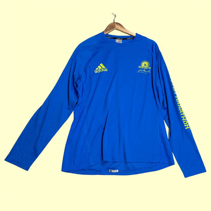 Adidas ClimaCool Boston Marathon 2010 long-sleeve performance shirt