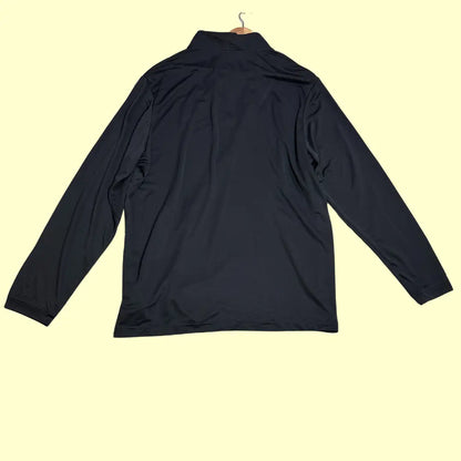 Adidas JLG Aftermarket quarter-zip pullover in black, size 2XL.