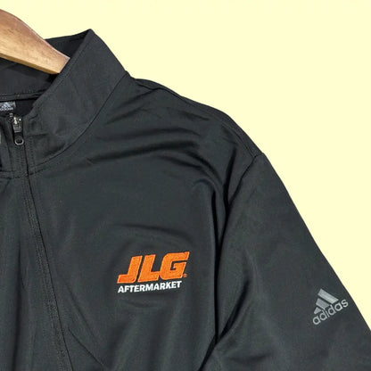 Adidas JLG Aftermarket quarter-zip pullover in black, size 2XL.
