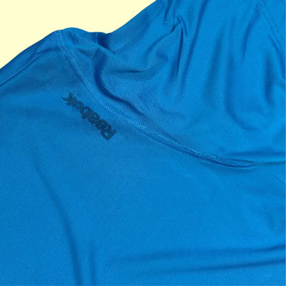 Reebok blue short-sleeve T-shirt.
