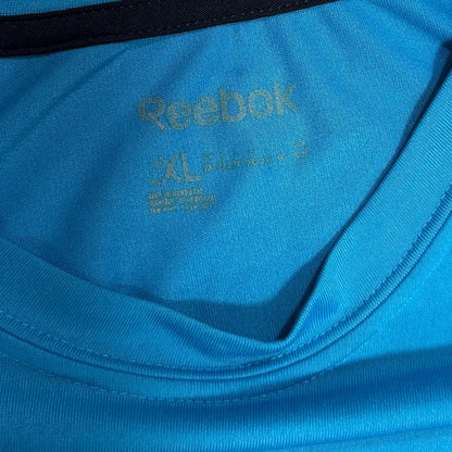 Reebok blue short-sleeve T-shirt.
