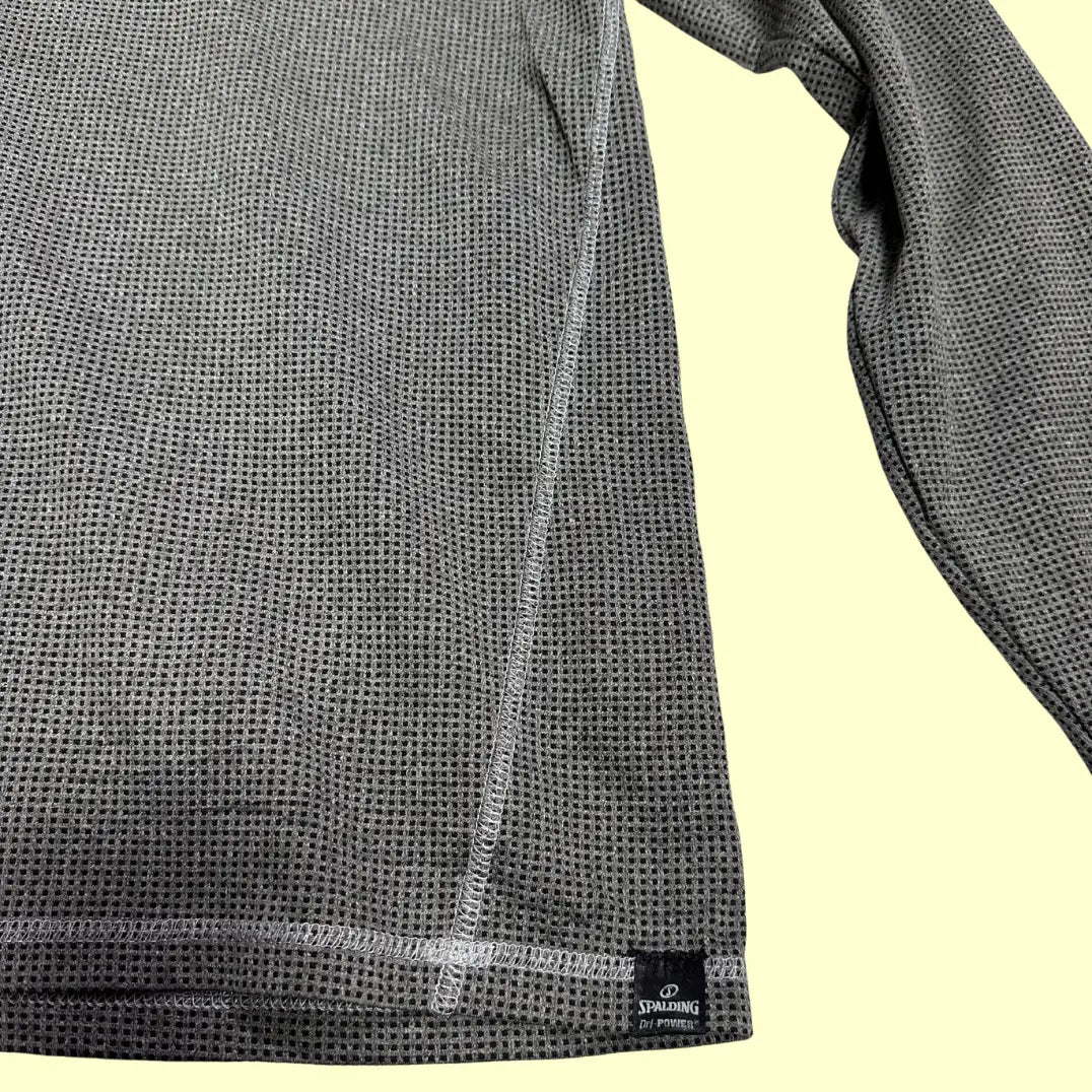 Spalding Long Sleeve Performance Top – Grey
