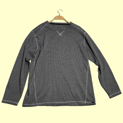 Spalding Long Sleeve Performance Top – Grey