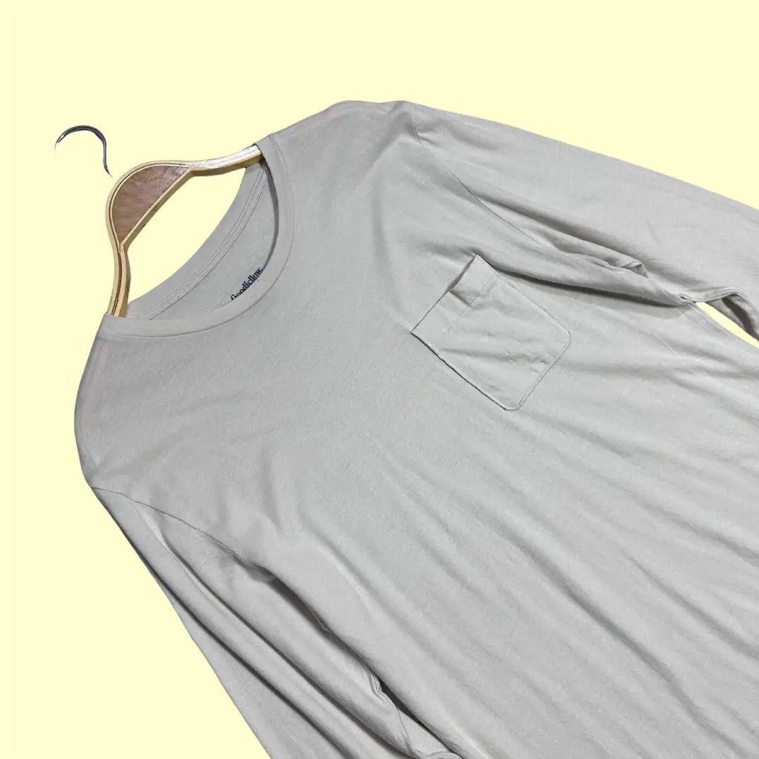 🌫️ Goodfellow & Co Long Sleeve T-Shirt – Light Grey