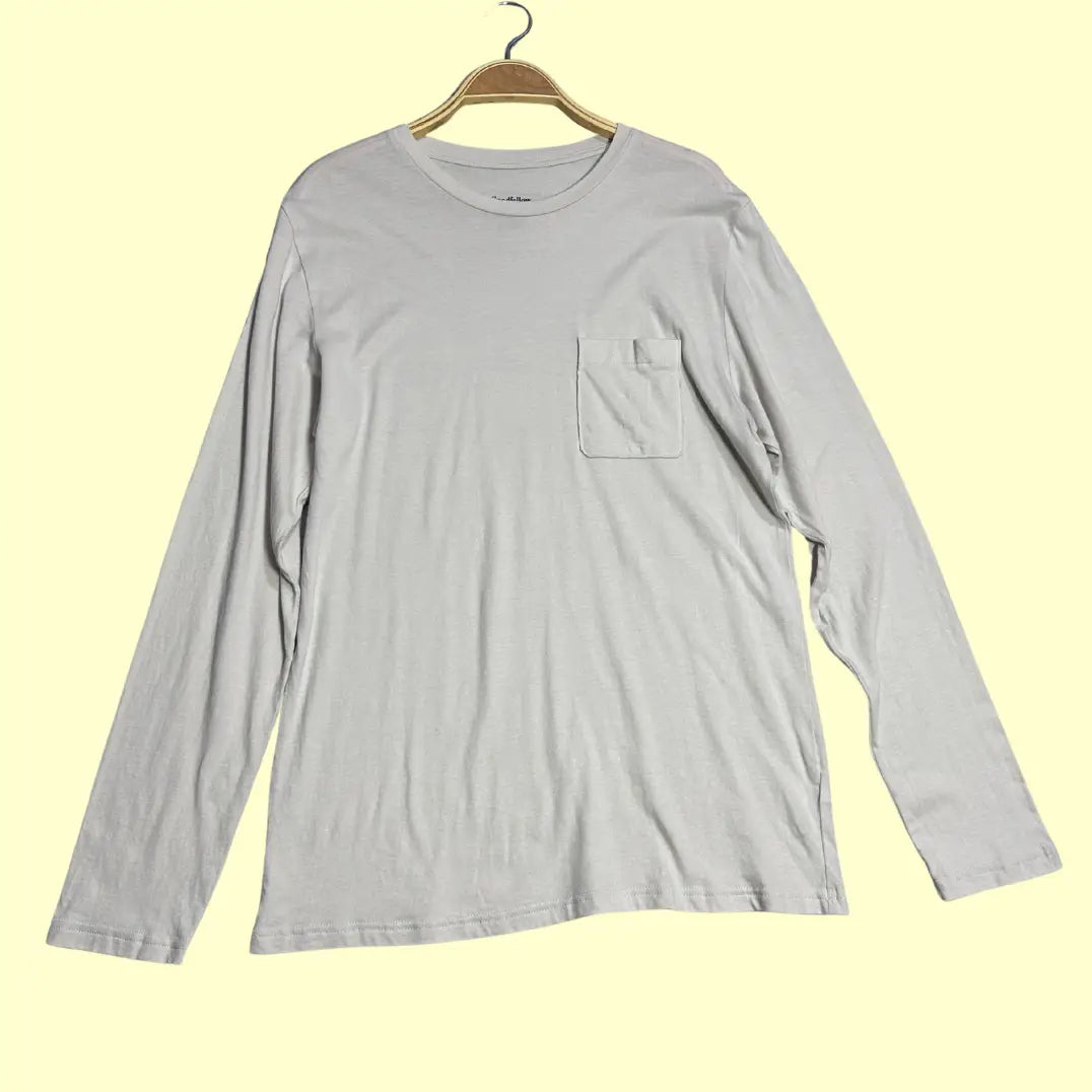 🌫️ Goodfellow & Co Long Sleeve T-Shirt – Light Grey