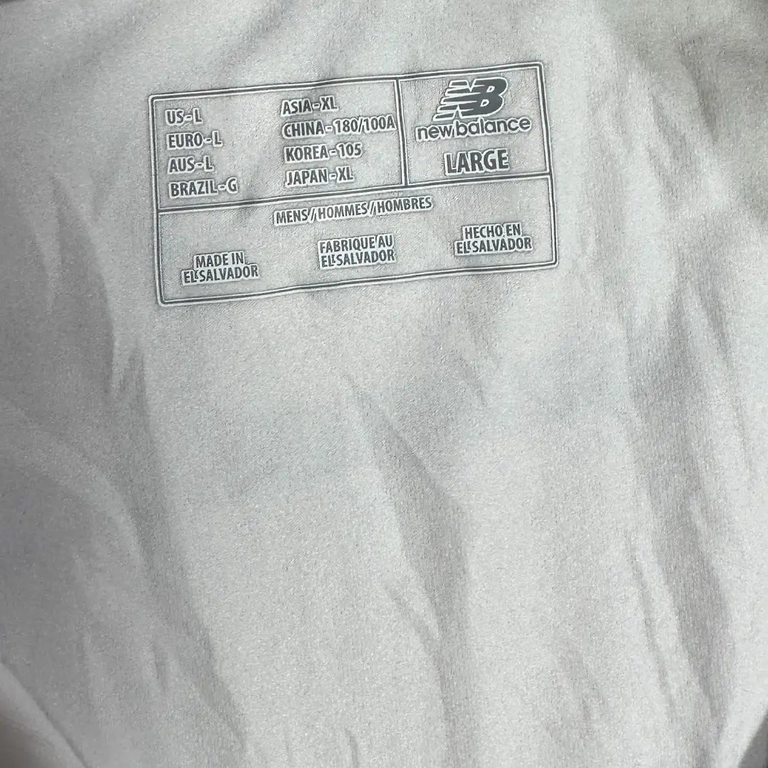 ⚡ New Balance Quarter-Zip Pullover – White (Boston Bolts Logo)