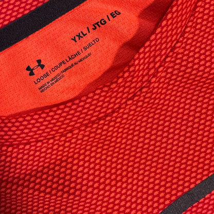 Under Armour Red Long Sleeve Sports Tee