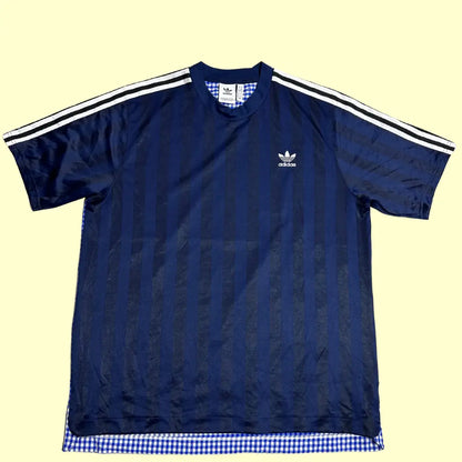 Adidas Originals Navy Checkered Back Tee