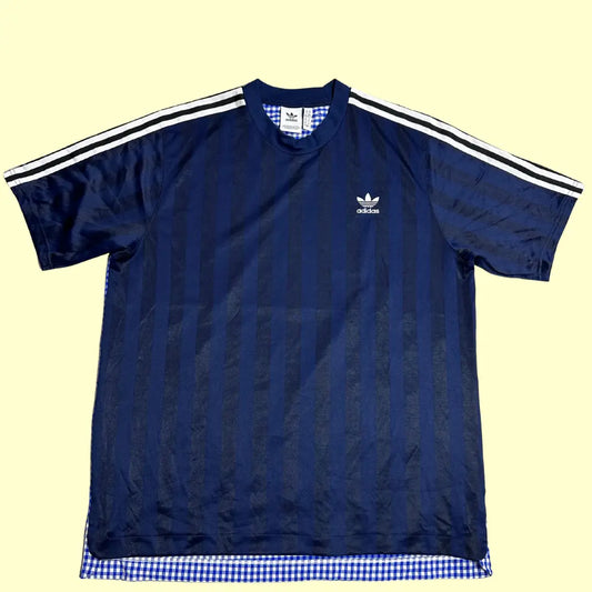 Adidas Originals Navy Checkered Back Tee