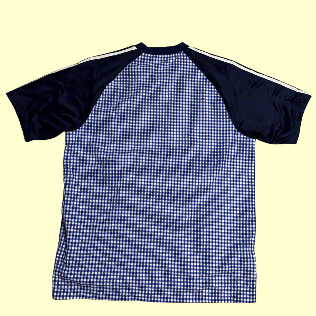 Adidas Originals Navy Checkered Back Tee