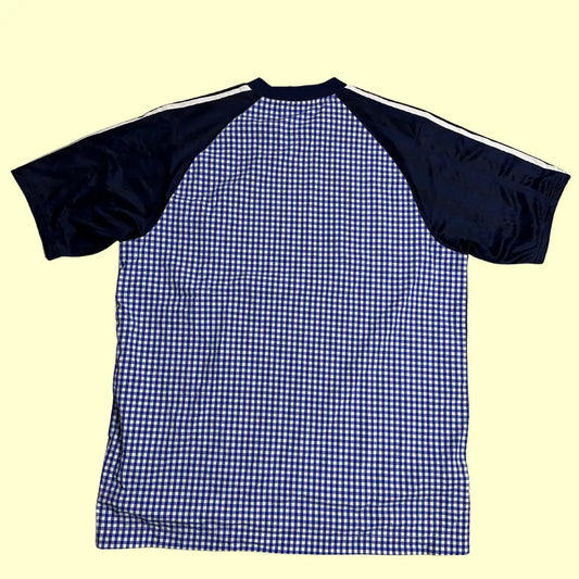 Adidas Originals Navy Checkered Back Tee