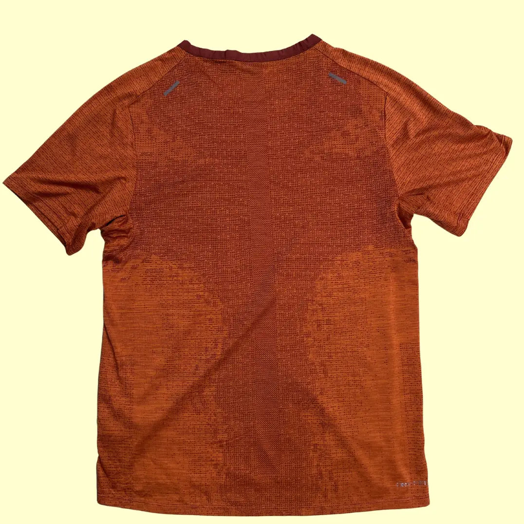 Nike Running Dri-FIT ADV t-shirt in burnt orange.