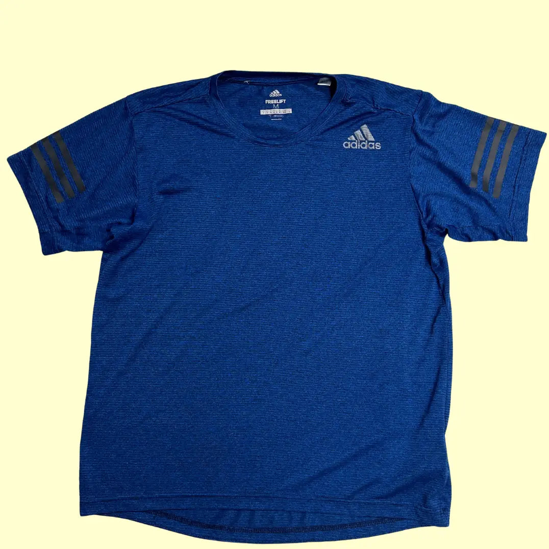 Adidas Freelift Climachill t-shirt in navy blue.