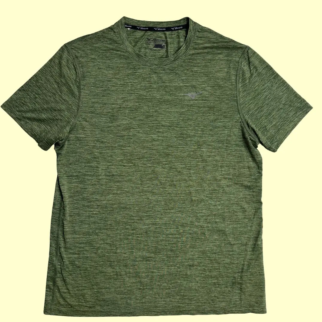 Mizuno Performance athletic t-shirt in heathered green