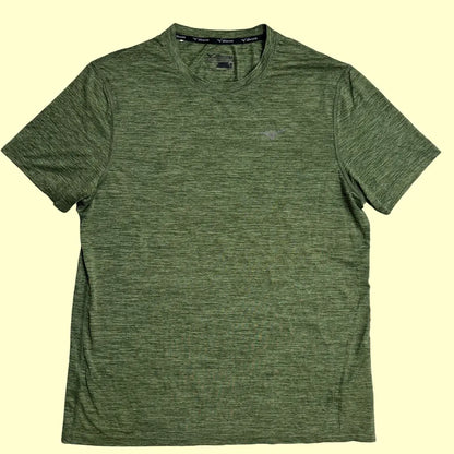 Mizuno Performance athletic t-shirt in heathered green