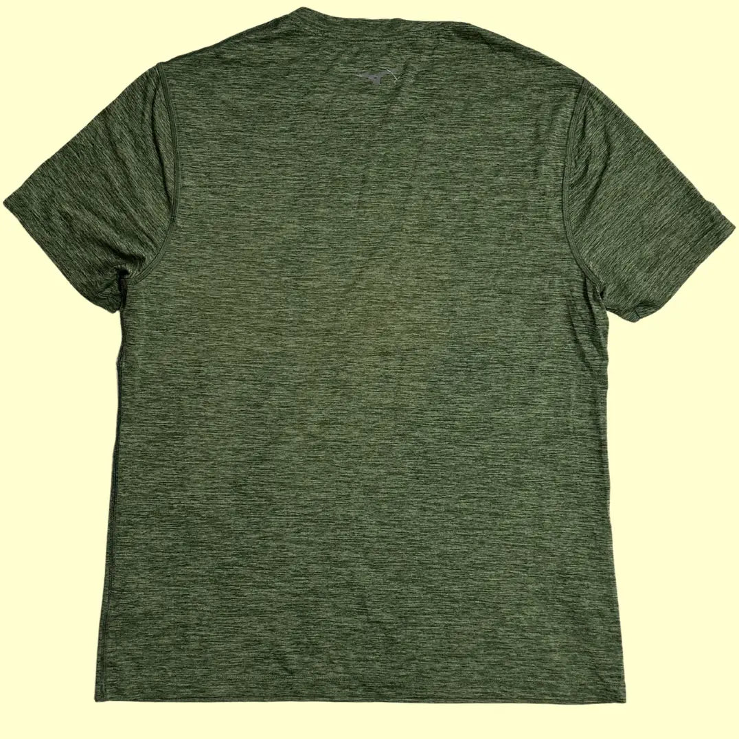 Mizuno Performance athletic t-shirt in heathered green