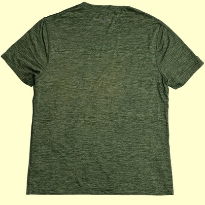Mizuno Performance athletic t-shirt in heathered green