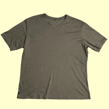 Solognac lightweight outdoor t-shirt in earthy olive green