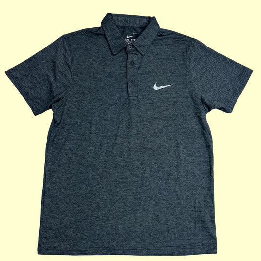 Nike Dri-FIT Polo Shirt in dark grey.