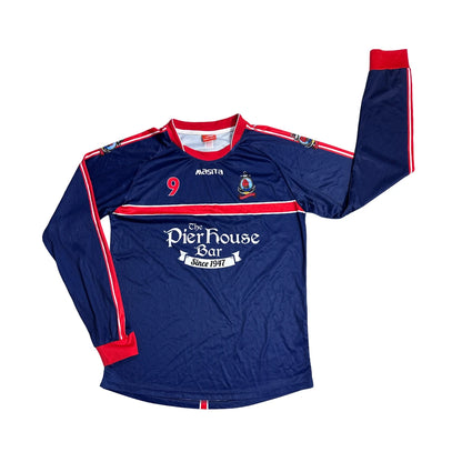 🔵 Vintage Long Sleeve Football Jersey Number 9 Edition(L)