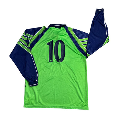 ⚽ Retro Long Sleeve Team Jersey Number 10 Edition(XL)
