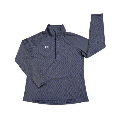 🏃 Under Armour® Striped HeatGear Quarter Zip Shirt(XL)